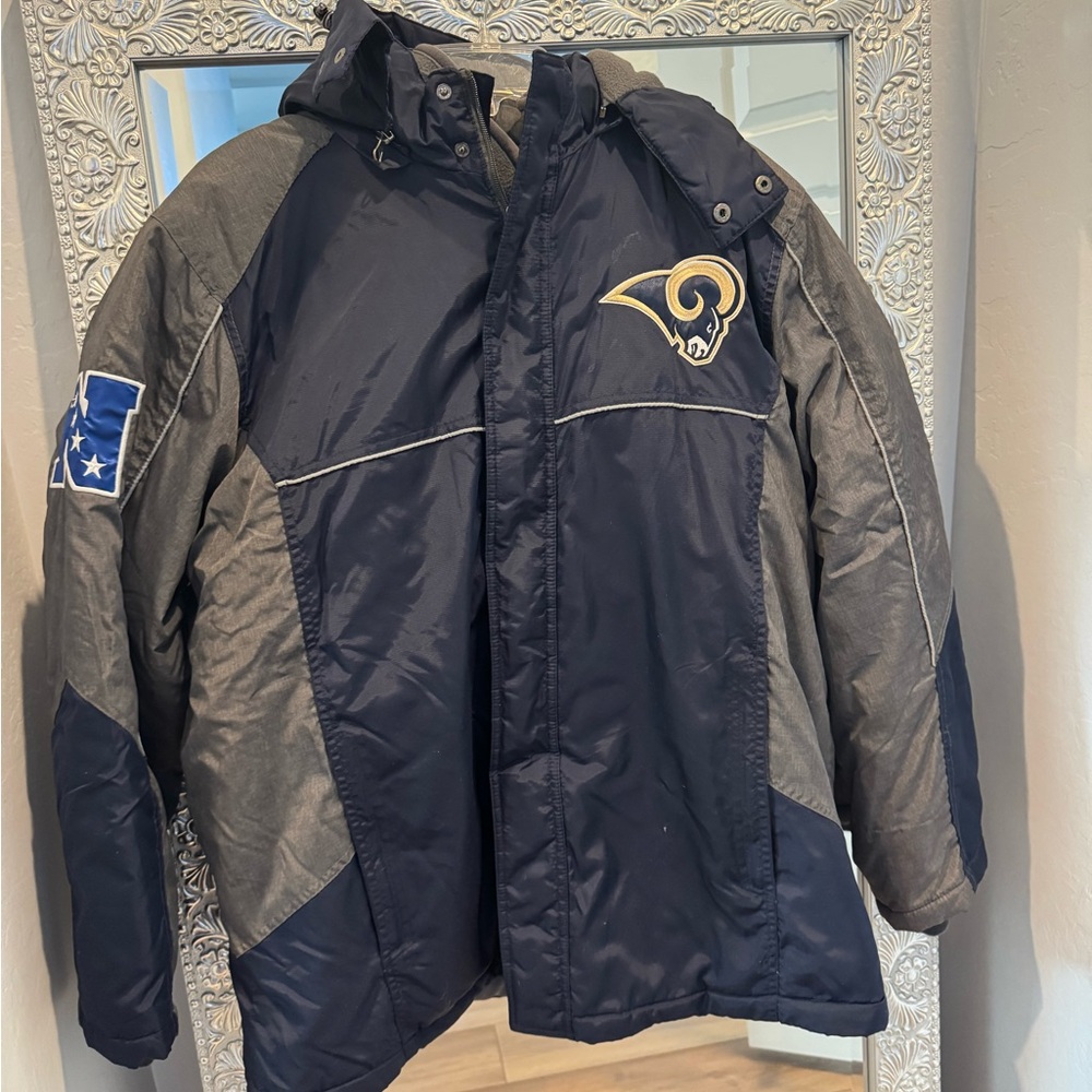 Men's Navy and Gray NFL Jacket